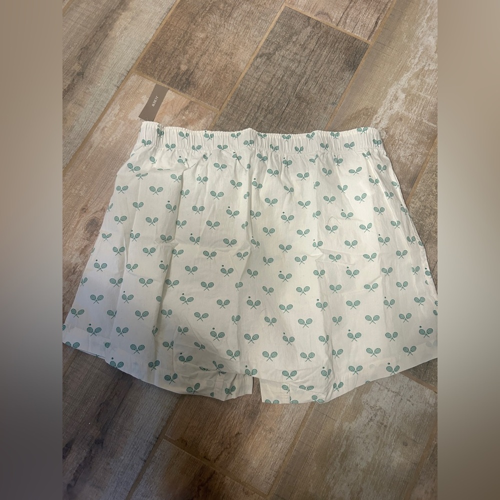 NWT J Crew Boxers L Boxer Shorts Green Tennis Sports - Picture 5 of 7